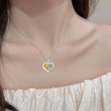 Sterling Silver Heart Bee Dragonfly Butterfly Hummingbird Sunflower Animal Pendant Necklace  Gifts for Christmas