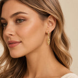 14K Gold Plated Dangle Drop Earrings for Women