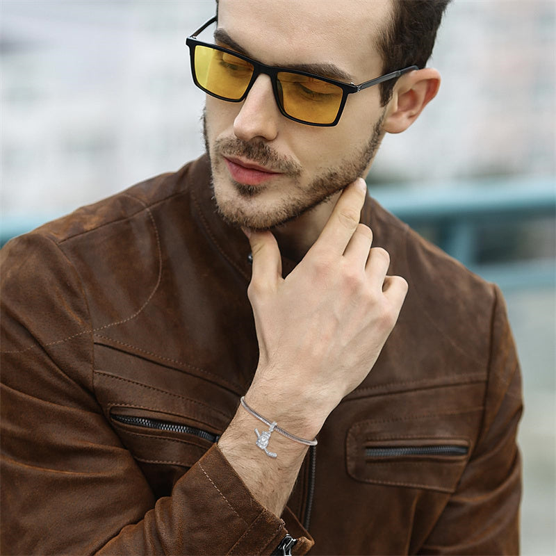 Sterling Silver Hockey Charm Beads