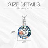 Sterling Silver Cross Hummingbird Cardinal  Rose Sunflower Urn  Necklace for Ashes Cremation Jewelry