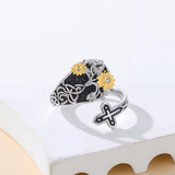 Sterling Silver Vintage Bee Butterfly Dragonfly Hummingbird Tree of Life Sunflower Spoon Rings