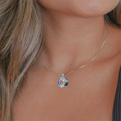 Sterling Silver Crystal Tree of Life Cardinal  Cat Hummingbird Dog Dragonfly Eagle Pendant Necklace