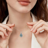 Sterling Silver Abalone Shell Dragonfly Butterfly Bee Hummingbird Pendant Necklace for Women