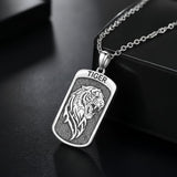 Sterling Silver Tiger Eagle Lion Dragon Phoenix Necklace for Men Animal Jewelry Gifts for Chrismas Birthday