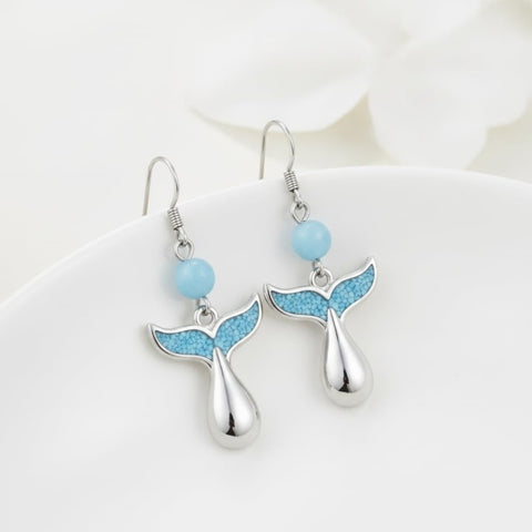 Sterling Silver Turquoise Owl Dragonfly Butterfly Hummingbird Dangle Earrings