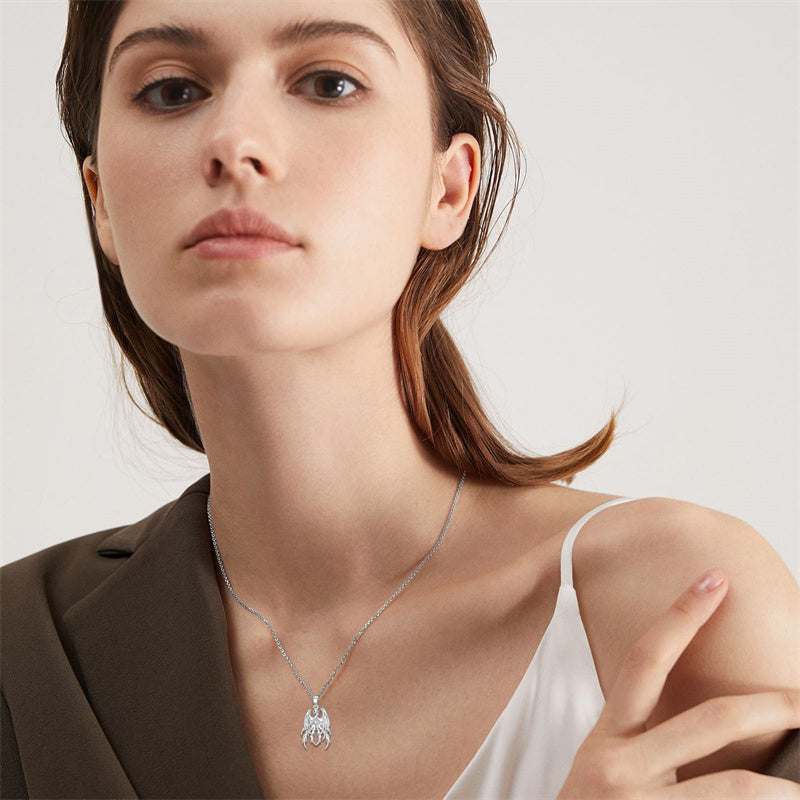 Sterling Silver PhoenixRaven Panda Hummingbird Sea Turtle Pendant Necklace Mother's Day Christmas Gifts