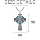 Sterling Silver Cross Pendant Necklace Christian Religious Jewelry Gifts for Anniversary