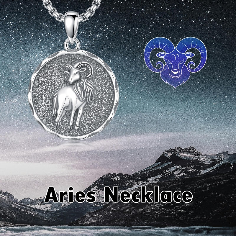 Sterling Silver Constellation Celestial Pendant Necklace Astrology Jewelry Birthday Gifts Christmas