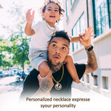 14K Gold Plated Personalized Photo Pendant Necklace Personalized Gift