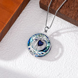 Sterling Silver Crystal  Tree of Life Mother and 1-4 Daughter Son Pendant Necklace Birthday Christmas Gift