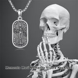 Sterling Silver Memento Mori Tree of Life Anubis Pendant Viking Amulet   Protection Pendant Necklace Egyptian Jewelry