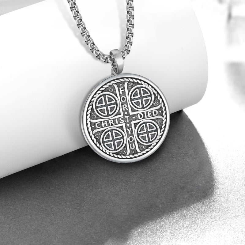 14K Gold Plated  Cross Necklace Religious Amulets Jewelry Gifts