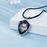 Sterling Silver Arrow Celtic Knot Cross Wolf Urn Necklace for Ashes