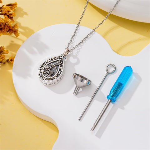 Sterling Silver Bumble Bee  Butterfly Cardinal Cross Dragonfly Hummingbird Paw Print Urn Necklace for Ashes