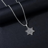 Sterling Silver Crown Jesus Fish Celtic Knot Chai  Lion Star of David Pendant Necklace