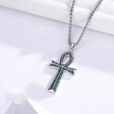 14K Gold Plated Cross Pendant Necklace Protection Jewelry Religious Gift