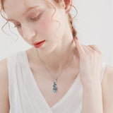 Sterling Silver Butterfly Urn Necklace For Ashes