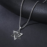 Sterling Silver Crown Jesus Fish Celtic Knot Chai  Lion Star of David Pendant Necklace