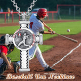 Sterling Silver Baseball Basketball Football Urn Necklace for Ashes