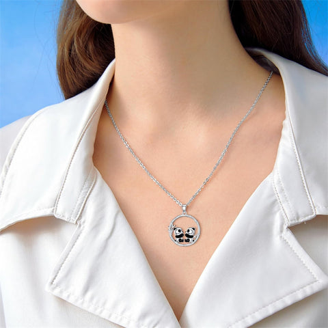 Sterling Silver PhoenixRaven Panda Hummingbird Sea Turtle Pendant Necklace Mother's Day Christmas Gifts