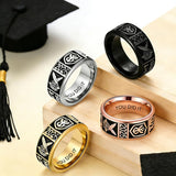 Copper Personalized Engraved High School College Class Ring Graduation Gift