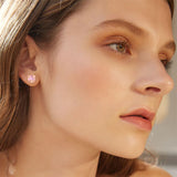 Sterling Silver Pig Stud Earrings