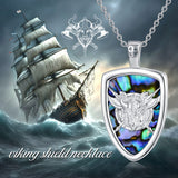 Sterling Silver Peace Sign Coexist Peace Symbol Pirate Tree of Life Thor's Hammer Wolf Raven Viking Series Necklace