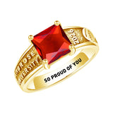 Sterling Silver Personalized Engraved High School University College Class Ring Graduation Gift