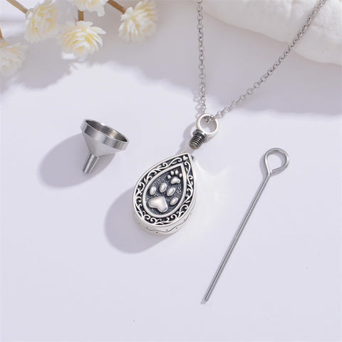 Sterling Silver Bumble Bee  Butterfly Cardinal Cross Dragonfly Hummingbird Paw Print Urn Necklace for Ashes