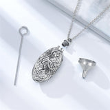 Sterling Silver Butterfly Urn Necklace For Ashes