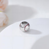 Sterling Silver Volleyball Baseball Basketball Football Soccer Sport Charm Beads