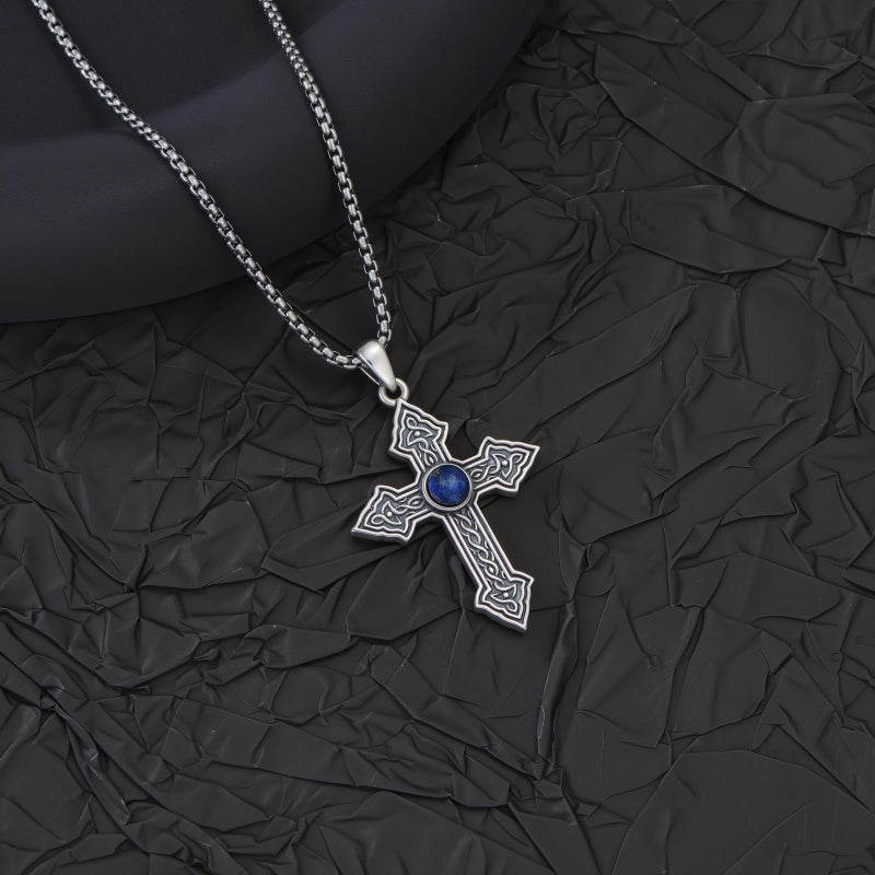 Sterling Silver Cross Pendant Necklace Christian Religious Jewelry Gifts for Anniversary