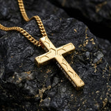 14K Gold Plated Soccer Football Basketball Baseball Cross  with Bible Verses Religious Pendant Necklace for Men