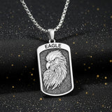 Sterling Silver Tiger Eagle Lion Dragon Phoenix Necklace for Men Animal Jewelry Gifts for Chrismas Birthday