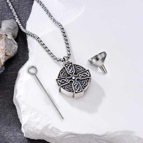 Sterling Silver Cross Hummingbird Cardinal  Rose Sunflower Urn  Necklace for Ashes Cremation Jewelry