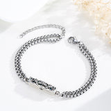 Sterling Silver Rose Butterfly Dragonfly Urn Bracelet for Ashes