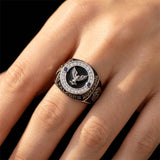 Copper Sterling Silver Custom Birthstone  Engraved Class Ring for Men Gift Class Of 2026