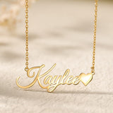 14K Gold Plated Custom Name  Pendant Necklace Gifts for Women