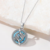 Sterling Silver Bald Eagle Dove Koi Fish Horse Pendant Necklace