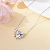 Sterling Silver Heart Rib Cage&Doctor Nurse  Stethoscope Medicine Themed Pendant Necklace