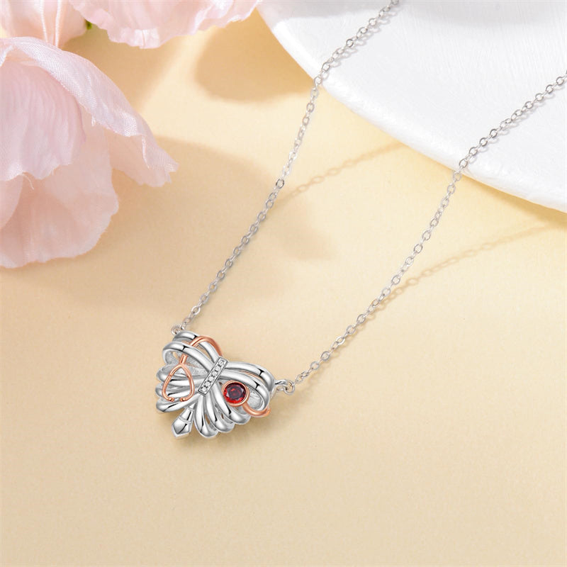Sterling Silver Heart Rib Cage&Doctor Nurse  Stethoscope Medicine Themed Pendant Necklace