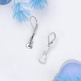 Sterling Silver Microphone  Saxophone Accordion  Clarinet Guitar Harp Leverback Earrings Gifts for Music Lovers
