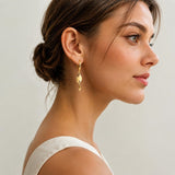 14K Gold Plated Dangle Drop Earrings for Women