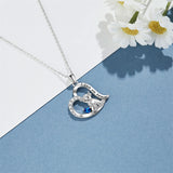 Sterling Silver Highland Cow Necklace
