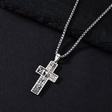 Sterling Silver Cross Pendant Necklace Christian Religious Jewelry Gifts for Anniversary