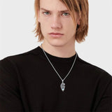 Sterling Silver  Eagle Elephant Fox Octopus Trident  Pig Raven Scorpion Pendant Necklace