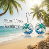Sterling Silver Dolphin Dangle Earrings