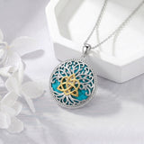 Sterling Silver Turquoise Sun and Moon AA Sobriety Celtic Knot Cross DNA Star of David Tree of Life Pendant Necklace