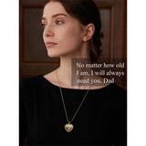 Stainless Steel Personalized Photo Engraved Heart Urn Necklace for Ashes