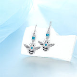 Sterling Silver Bee Butterfly Chicken Chihuahua  Dinosaur Frog Octopus Paw Print Platypus Dangle Earrings